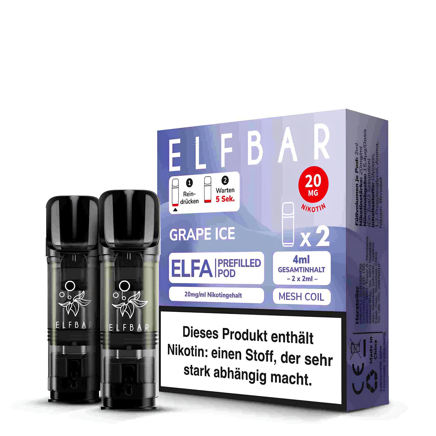 ELFBAR POD / Grape Ice
