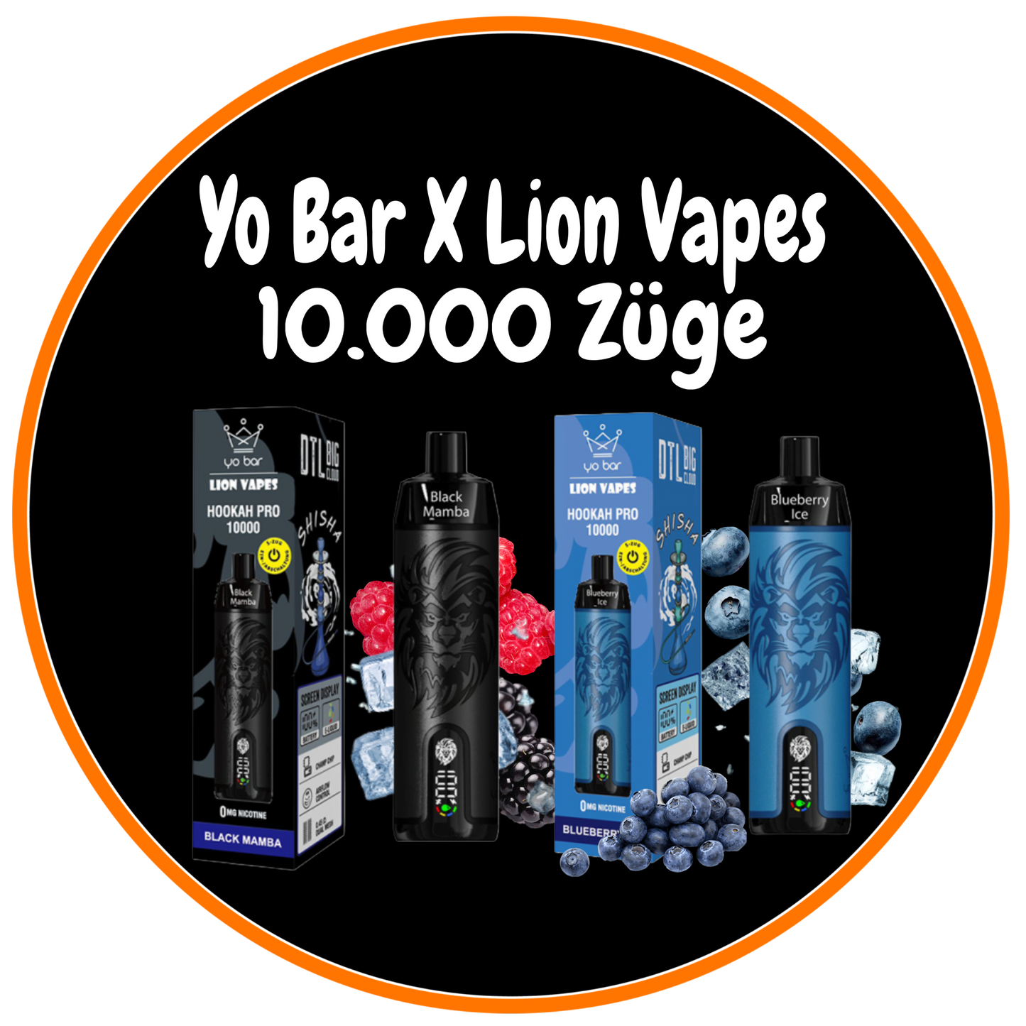 Yo Bar X Lion Vapes - 10.000 Züge