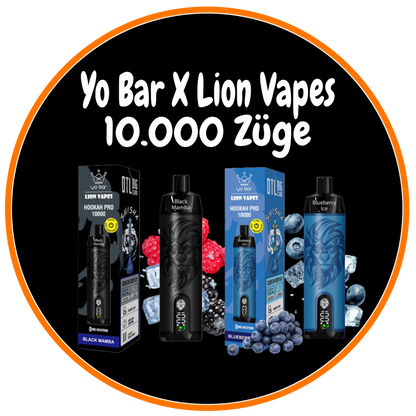 Yo Bar X Lion Vapes - 10.000 Züge