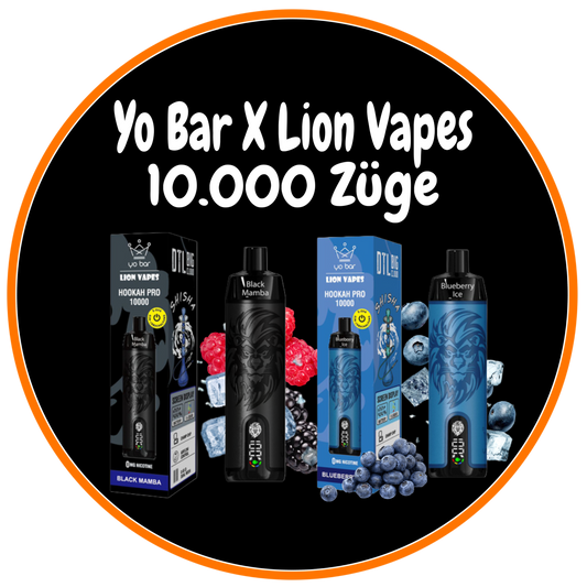 Yo Bar X Lion Vapes - 10.000 Züge