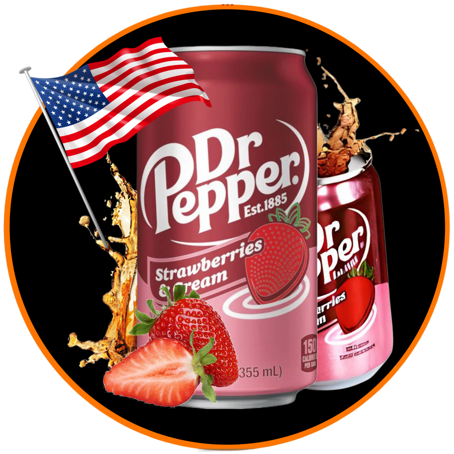 Dr. Pepper USA Strawberries & Cream