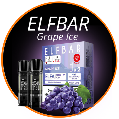 ELFBAR POD / Grape Ice