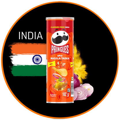 Pringles Desi Masala Tadka 110g (Indien)