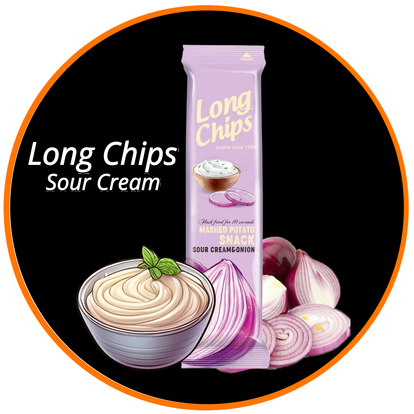 Long Chips Sour Cream & Onion