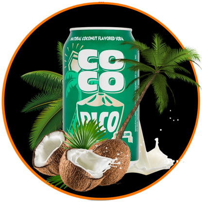Coco Rico USA Coconut Flavored Soda