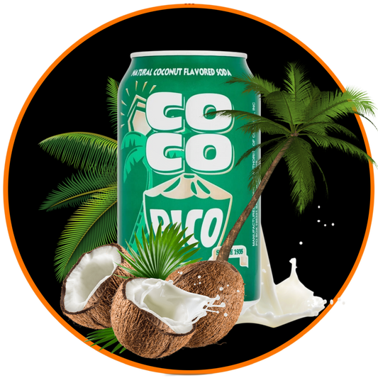 Coco Rico USA Coconut Flavored Soda