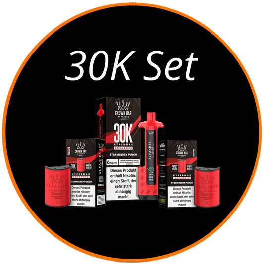 Al Fakher 30k Advanced Hypermax Set - StrawberryPunch